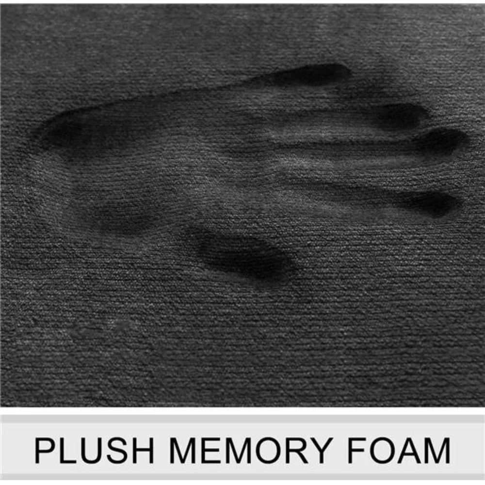 Memory Foam Bath Mat Set, 3 Piece Bathroom Rugs Non Slip and Absorbent Mats